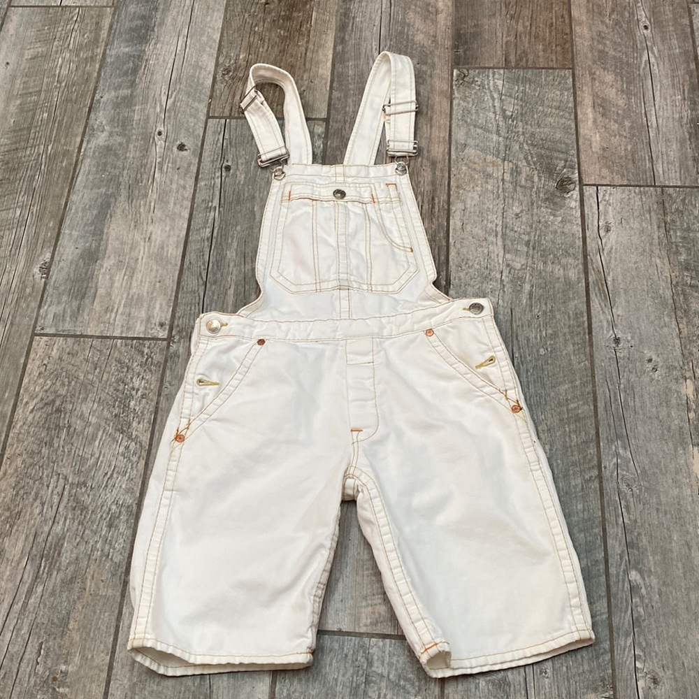 True Religion “Katie Crop” Short Overall M